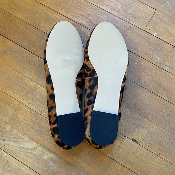 Talbots - Ryan Leopard Haircalf Flats - Picture 8 of 9